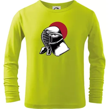 Dětská móda Japan culture - šerm - Triko dětské Long Sleeve - 122 cm/6 let ( Limetková )