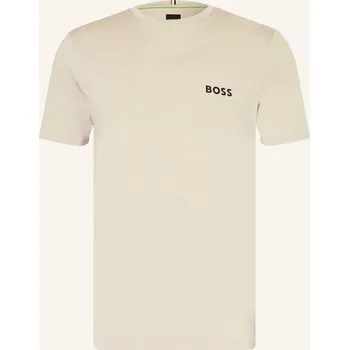 Boss Pánské Tričko Check Toc, béžová, XXL