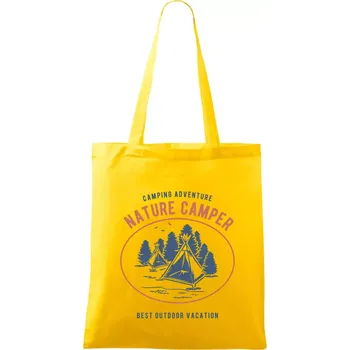 Nákupní taška Nature Camper - Taška bavlněná - 42 x 38 cm ( Žlutá )