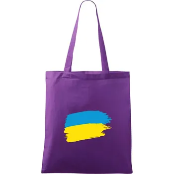 Ukrajina vlajka - Taška bavlněná - 42 x 38 cm ( Fialová )