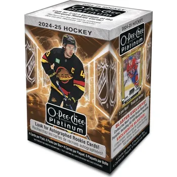 Sběratelský sportovní předmět Hokejové karty NHL 2024-25 Upper Deck O-Pee-Chee Platinum Blaster Box