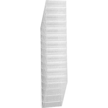 Stojan na prospekty INFORM, 12x A4 na výšku, transparentní