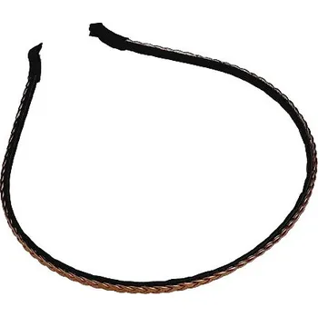 Čelenka Kovová čelenka cop - hnědá