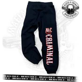 Pánské tepláky Mafia & Crime Boys Pant schwarz velikost: S