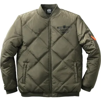 Pánská casual bunda West Coast Choppers - Bunda/ Bomber Rigid Jacket Olive Green WCC velikost: M