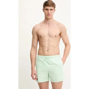 Plavkové šortky Tommy Hilfiger zelená barva, UM0UM03484 07X, vel. L