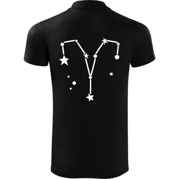 Pánská košile Souhvězdí - Aries - Beran - Polokošile Victory sportovní (dresovina) - S ( Černá )