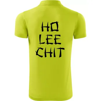 Pánská košile Ho lee chit - Polokošile Victory sportovní (dresovina) - S ( Limetková )