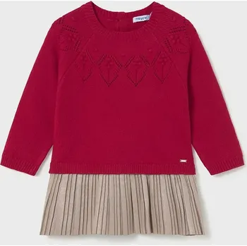 Kojenecké šaty Kojenecké šaty Mayoral 2908.4B.Baby.9BYA červená 33X, vel. 68