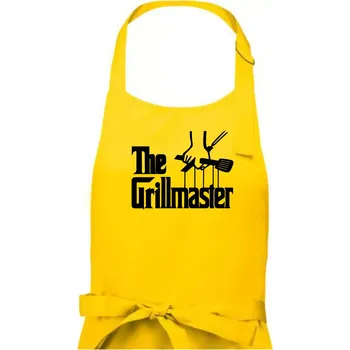 Kuchyňská zástěra The Grillmaster - Pánská zástěra na vaření - Univerzální velikost ( Žlutá )