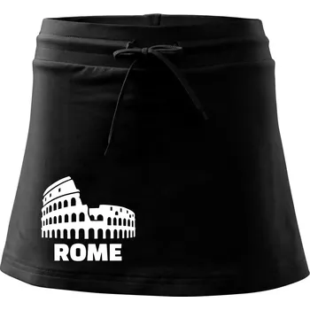 Dámská sukně Italy Koloseum Rome - Sportovní sukně - two in one - M ( Černá )
