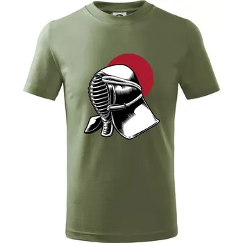 Chlapecké tričko Japan culture - šerm - Tričko dětské bavlněné - 158 cm/12 let ( Khaki )