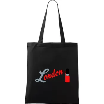 London Stráž - Taška bavlněná - 42 x 38 cm ( Černá )