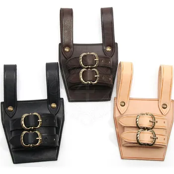 Replika zbraně Výprodej Opasková žabka na meč - přírodní - Outlet