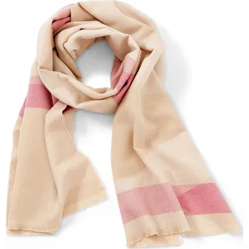 643747 - Tchibo - Šála s třásněmi - barva: béžová