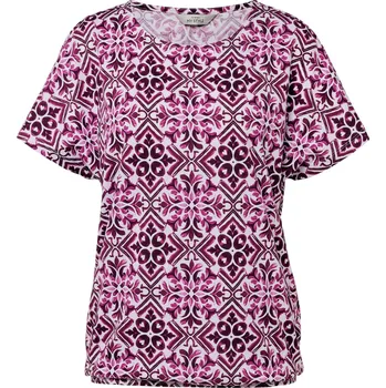 Pánské tričko 703778 - Tchibo - Halenkové triko s potiskem - pro ženy - vel. XL 48/50 - barva: bílá/s potiskem