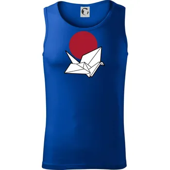 Japan culture - origami - Tílko pánské Core - L ( Královská modrá )