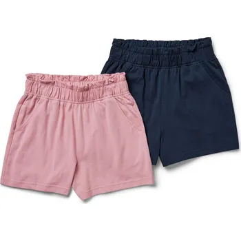 698990 - Tchibo - Dětské žerzejové šortky - pro dívky - vel. 170/176 - barva: modrá