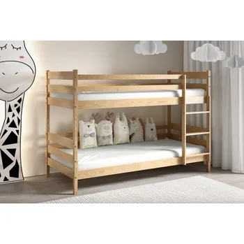 Dětská postýlka MBLM Patrová postel Pako 160 x 80 cm Výběr matrace dolní lůžko: Bez matrace na dolní lůžko, Výběr matrace: Bez matrace na horní lůžko, Zásuvka - úložný prostor: Bez zásuvky (úložný prostor)