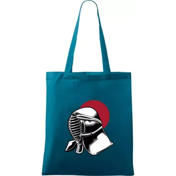 Japan culture - šerm - Taška bavlněná - 42 x 38 cm ( Petrolejová )