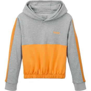 Pánská mikina 628452 - Tchibo - Mikina hoodie zkráceného střihu - pro dívky - vel. 158/164 - barva: šedá