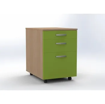 Zásuvkový kontejner TVAR v.d. Klatovy Kontejner na kolečkách se třemi zásuvkami