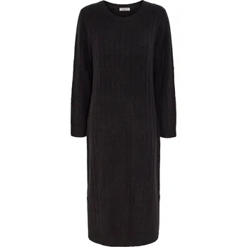 Dámské šaty 671591 - Tchibo - Žebrované pletené šaty - pro ženy - vel. M 40/42 - barva: šedá