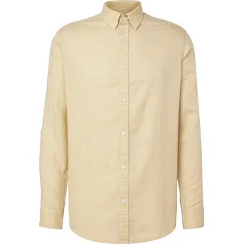 Pánská košile 697976 - Tchibo - Košile s podílem lnu - pro muže - vel. L 52/54 - barva: žlutá