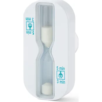 Hodiny 667785 - Tchibo - Přesýpací hodiny do sprchy - barva: bílá