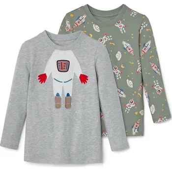 683574 - Tchibo - Trika s dlouhým rukávem - pro ženy - vel. 86/92 - barva: zelená