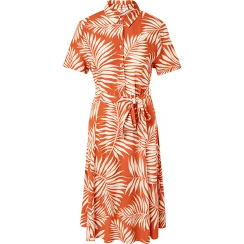 Dámské šaty 704987 - Tchibo - Košilové šaty s potiskem - pro ženy - vel. 42 - barva: bílá/s potiskem