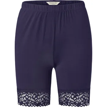 Dámské kraťasy 663136 - Tchibo - Cyklistické šortky s krajkovým lemem - pro ženy - vel. S 36/38 - barva: modrá