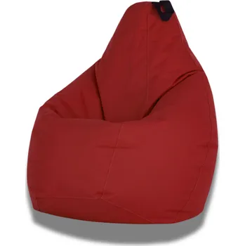 Sedací pytel AAA matrace Sedací vak HRUŠKA Červená