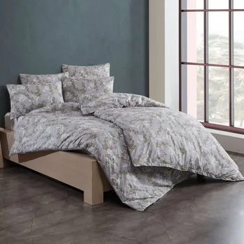 Povlečení Povlečení bavlněné Maggie grey 200x140cm+90x70cm TiaHome