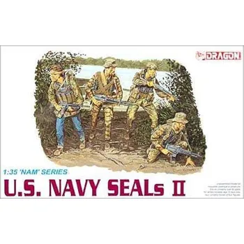 Plastikový model Dragon - figurky U.S. NAVY SEALs II, Model Kit figurky 3316, 1/35