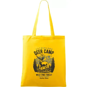 Deer Camp - Taška bavlněná - 42 x 38 cm ( Žlutá )