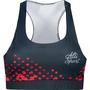 Podprsenka Dámská funkční sportovní podprsenka premium ALTISPORT VOJ/ALW109POD01 ČERVENO-ČERNÁ S