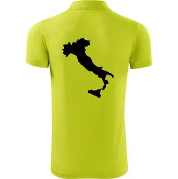 Pánská košile Itálie obrys - Polokošile Victory sportovní (dresovina) - 3XL ( Limetková )