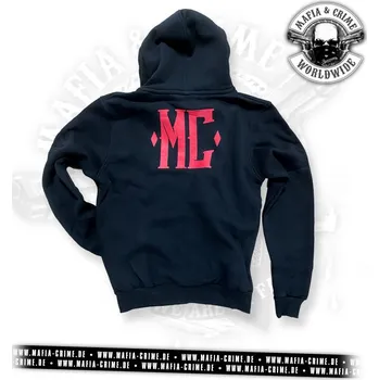 Pánská mikina Pánská mikina se zipem Mafia & Crime MC boys black velikost: XL