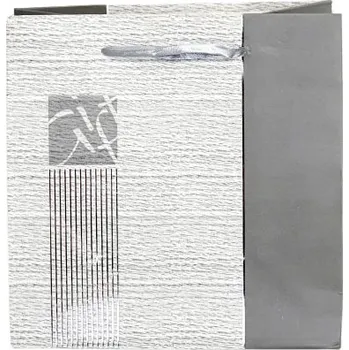 Dárková taška Malá dárková taška - pruhy šedá