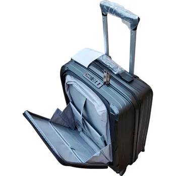 RB-nakuplevne Cestovní kufr ze silikonu s přední kapsou - velikost S