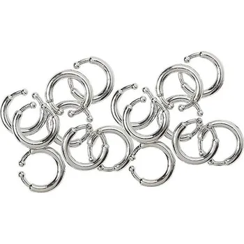 Karnevalový doplněk GUIRCA Sada falešných piercingových kroužků 16 ks