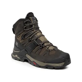 Pánská treková obuv Trekingová obuv Salomon Quest 4 Gtx GORE-TEX 412925 27 V0 Zelená 42_23