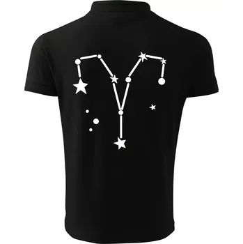 Pánská košile Souhvězdí - Aries - Beran - Polokošile pánská Pique Polo 203 - L ( Černá )