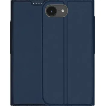 Pouzdro na mobilní telefon DUX DUCIS Skin Pro flipové pouzdro pro iPhone 16e - tmavě modré