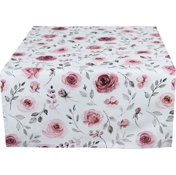ubrus Clayre & Eef - Běhoun na stůl RUSTIC ROSE RUR64
