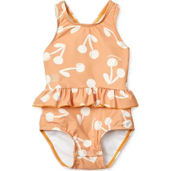 Dámské plavky Jednodílné plavky pro miminko Liewood Amina Baby Printed Swimsuit LW19981 oranžová 20X, vel. 68