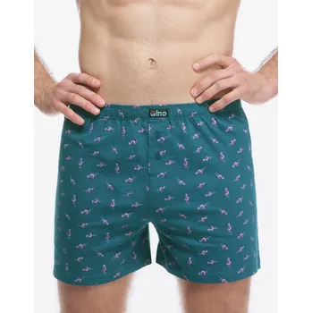 Pánské spodní prádlo Pánské trenky Gino zelené (75217-DZMDFR) S 75217-DZMDFR Možnost vrácení zboží ZDARMA do 120 dnů!