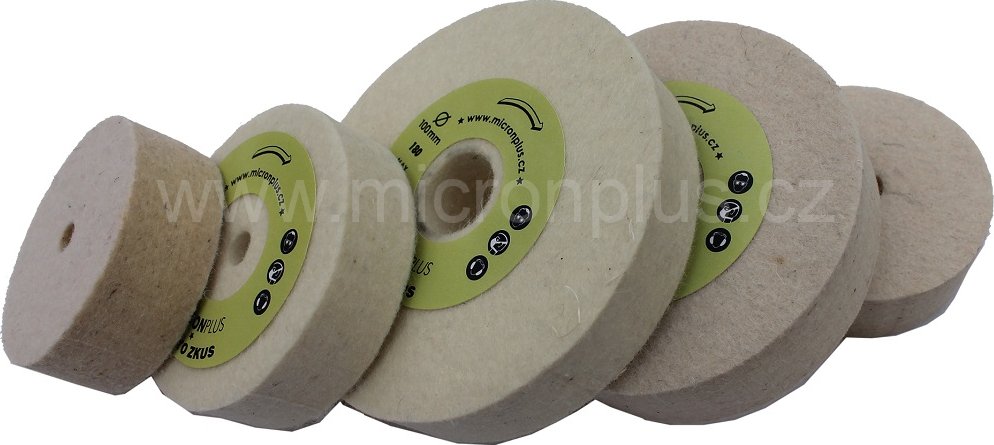 Filcový-plstěný kotouč prům. 180 mm, Filcový-plstěný kotouč 180x15 otvor 10
