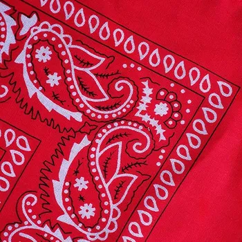 Šátek Bavlněný šátek - vzor Paisley - červená